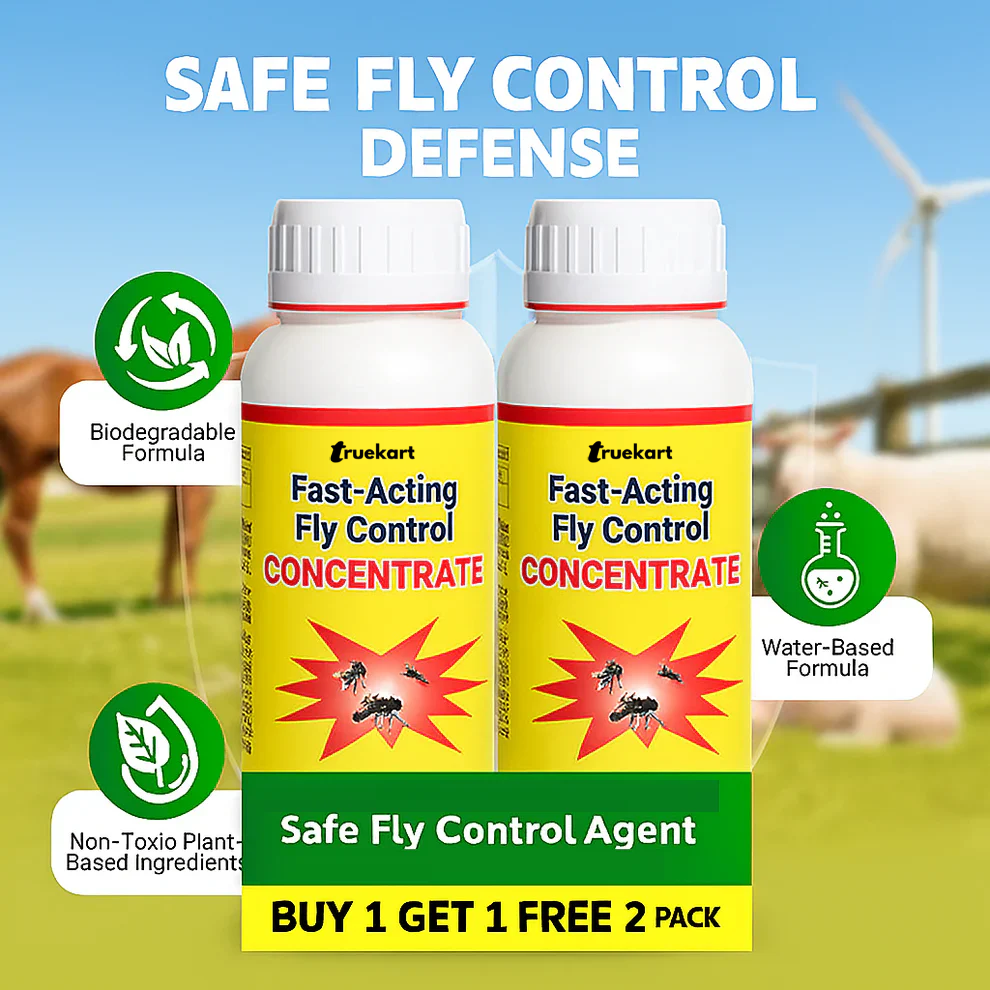 TrueFly™ Fast-Acting Fly Control Concentrate – Buy 1 Get 1 FREE (Pack Of 2)