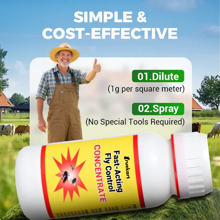 TrueFly™ Fast-Acting Fly Control Concentrate – Buy 1 Get 1 FREE (Pack Of 2)
